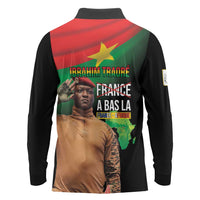 Traore Burkina Faso Long Sleeve Polo Shirt A Bas La France - Afrique
