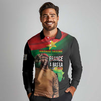 Traore Burkina Faso Long Sleeve Polo Shirt A Bas La France - Afrique