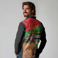 Traore Burkina Faso Long Sleeve Polo Shirt A Bas La France - Afrique
