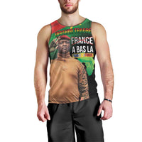 Traore Burkina Faso Men Tank Top A Bas La France - Afrique