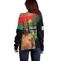 Traore Burkina Faso Off Shoulder Sweater A Bas La France - Afrique