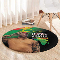 Traore Burkina Faso Round Carpet A Bas La France - Afrique