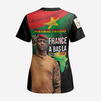 Traore Burkina Faso Scrub Top A Bas La France - Afrique - Wonder Print Shop