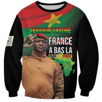 Traore Burkina Faso Sweatshirt A Bas La France - Afrique