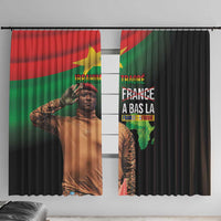 Traore Burkina Faso Window Curtain A Bas La France - Afrique