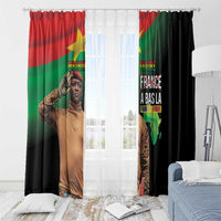 Traore Burkina Faso Window Curtain A Bas La France - Afrique