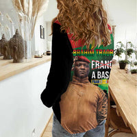 Traore Burkina Faso Women Casual Shirt A Bas La France - Afrique