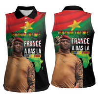 Traore Burkina Faso Women Sleeveless Polo Shirt A Bas La France - Afrique