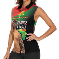 Traore Burkina Faso Women Sleeveless Polo Shirt A Bas La France - Afrique
