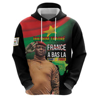Traore Burkina Faso Zip Hoodie A Bas La France - Afrique