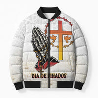 Angola All Souls Day Bomber Puffer Jacket Together in Remembrance - Wonder Print Shop
