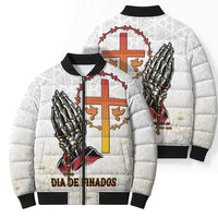 Angola All Souls Day Bomber Puffer Jacket Together in Remembrance - Wonder Print Shop