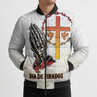 Angola All Souls Day Bomber Puffer Jacket Together in Remembrance - Wonder Print Shop