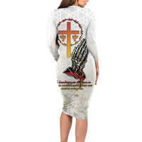 Angola All Souls Day Family Matching Long Sleeve Bodycon Dress and Hawaiian Shirt Together in Remembrance - Wonder Print Shop