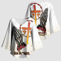 Angola All Souls Day Kimono Sleeve Blouse Together in Remembrance - Wonder Print Shop