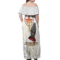 Angola All Souls Day Off Shoulder Maxi Dress Together in Remembrance - Wonder Print Shop
