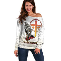 Angola All Souls Day Off Shoulder Sweater Together in Remembrance - Wonder Print Shop