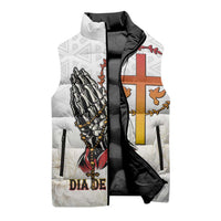 Angola All Souls Day Sleeveless Puffer Jacket Together in Remembrance - Wonder Print Shop