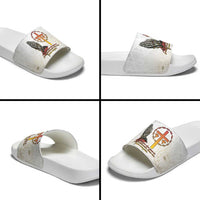 Angola All Souls Day Slide Sandals Together in Remembrance - Wonder Print Shop