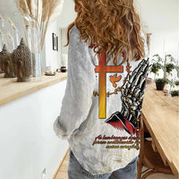 Angola All Souls Day Women Casual Shirt Together in Remembrance - Wonder Print Shop