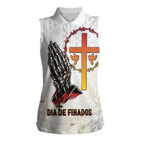 Angola All Souls Day Women Sleeveless Polo Shirt Together in Remembrance - Wonder Print Shop