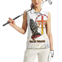 Angola All Souls Day Women Sleeveless Polo Shirt Together in Remembrance - Wonder Print Shop