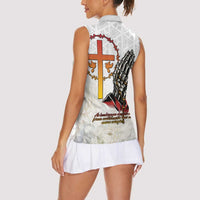 Angola All Souls Day Women Sleeveless Polo Shirt Together in Remembrance - Wonder Print Shop