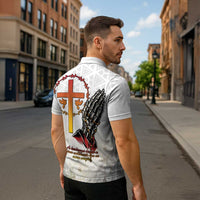 Angola All Souls Day Zipper Polo Shirt Together in Remembrance - Wonder Print Shop