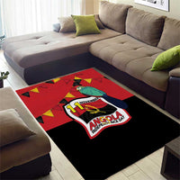 Happy Angola Area Rug 50 Years of Independence - Wonder Print Shop