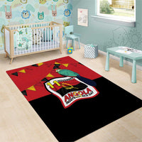 Happy Angola Area Rug 50 Years of Independence - Wonder Print Shop