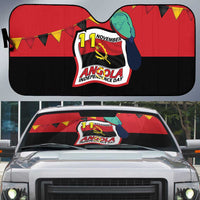 Happy Angola Auto Sun Shade 50 Years of Independence - Wonder Print Shop