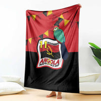 Happy Angola Blanket 50 Years of Independence - Wonder Print Shop