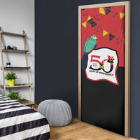 Happy Angola Door Cover 50 Years of Independence - Wonder Print Shop