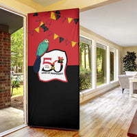 Happy Angola Door Cover 50 Years of Independence - Wonder Print Shop