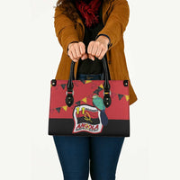 Happy Angola Leather Bag 50 Years of Independence - Wonder Print Shop