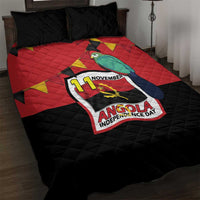 Happy Angola Quilt Bed Set 50 Years of Independence - Wonder Print Shop
