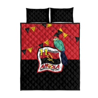 Happy Angola Quilt Bed Set 50 Years of Independence - Wonder Print Shop