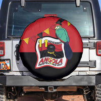 Happy Angola Spare Tire Cover 50 Years of Independence - Wonder Print Shop