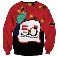 Happy Angola Sweatshirt 50 Years of Independence - Wonder Print Shop