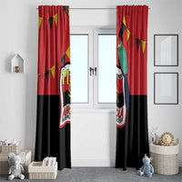 Happy Angola Window Curtain 50 Years of Independence - Wonder Print Shop