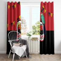 Happy Angola Window Curtain 50 Years of Independence - Wonder Print Shop