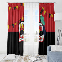 Happy Angola Window Curtain 50 Years of Independence - Wonder Print Shop