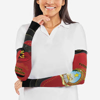 Angola Independence Day Arm Sleeves Virtue Is Stronger When United - Wonder Print Shop
