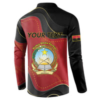 Personalized Angola Independence Day Button Sweatshirt Virtue Is Stronger When United - Wonder Print Shop