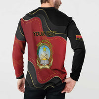 Personalized Angola Independence Day Button Sweatshirt Virtue Is Stronger When United - Wonder Print Shop