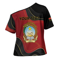 Personalized Angola Independence Day Cross Shoulder Shirt Virtue Is Stronger When United - Wonder Print Shop