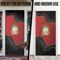 Angola Independence Day Door Cover Virtue Is Stronger When United - Wonder Print Shop