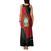Personalized Angola Independence Day Family Matching Tank Maxi Dress and Hawaiian Shirt Virtue Is Stronger When United - Wonder Print Shop