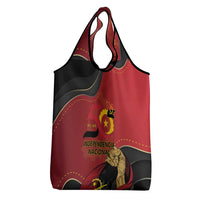 Angola Independence Day Grocery Bag Virtue Is Stronger When United - Wonder Print Shop