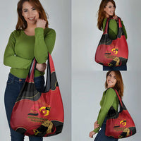 Angola Independence Day Grocery Bag Virtue Is Stronger When United - Wonder Print Shop